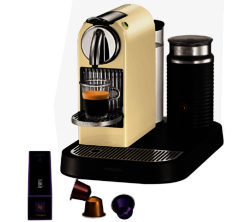 NESPRESSO 11301 Nespresso CitiZ & Milk Coffee Machine - Cream